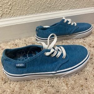 💎Kids shoes Blue Vans -low top size 3.